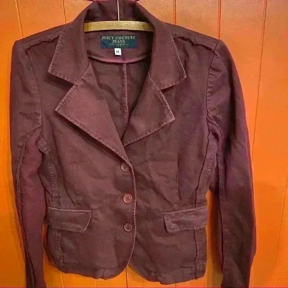 Juicy Couture 3 button jacket - Picture 2 of 10